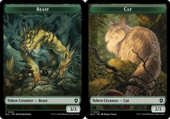 Beast (0024) // Cat (0026) Double-Sided Token