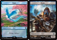 Bird (0004) // Hero (0004) Double Sided Token