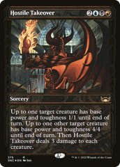 Hostile Takeover - Gilded Foil