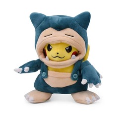 Pikachu as Snorlax Cosplay Plushie