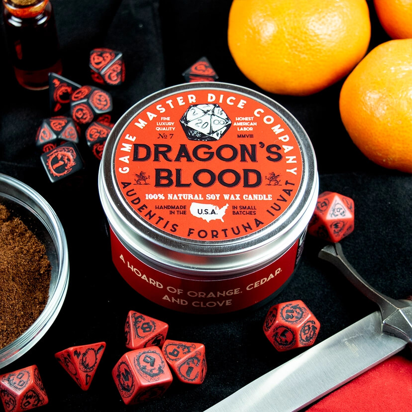 Dragons Blood Gaming Candle - 2oz