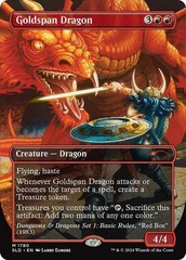 Goldspan Dragon (1780) Secret Lair - Rainbow Foil