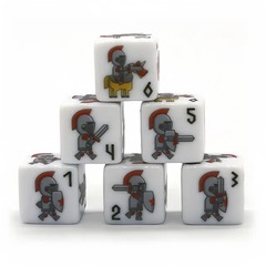 TEG - 12 Knight 16mm D6 Dice
