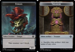 Fungus (0007) // Treasure (0018) Double-Sided Token - Foil
