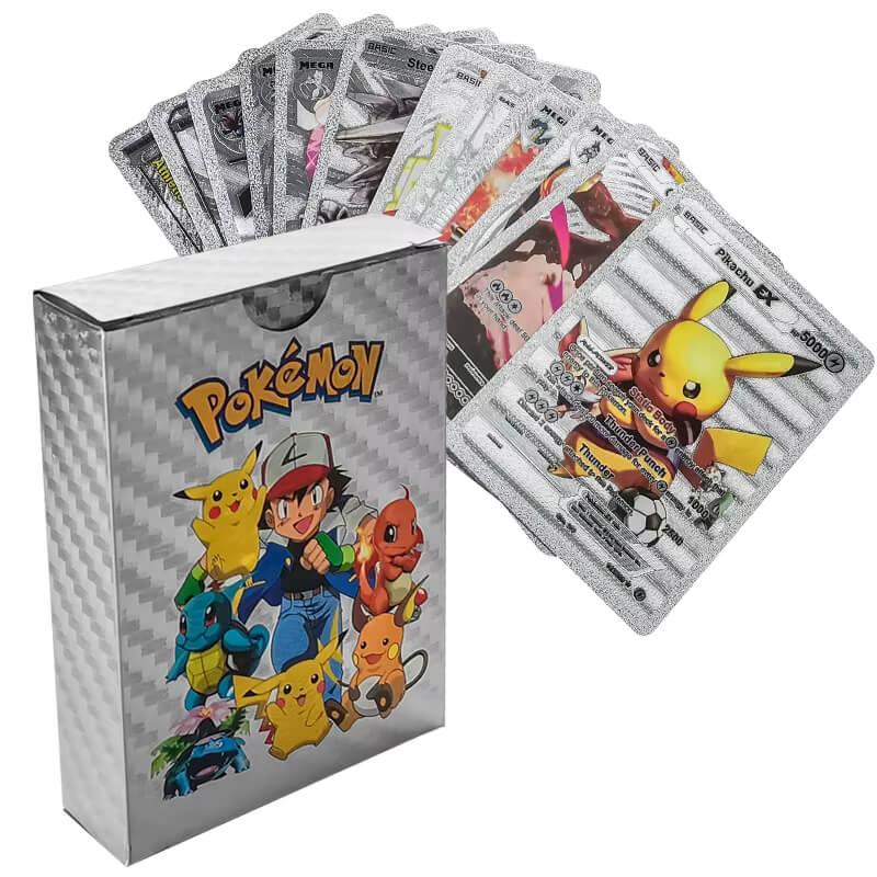 Pokemon Collectible Foil Cards - Silver