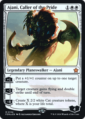 Ajani, Caller of the Pride - Foil - Prerelease Promo