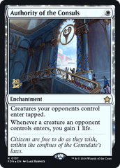 Authority of the Consuls - Foil - Prerelease Promo