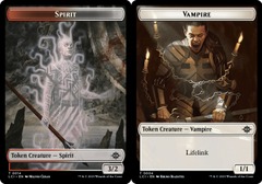 Spirit (0014) // Vampire (0004) Double-Sided Token - Foil