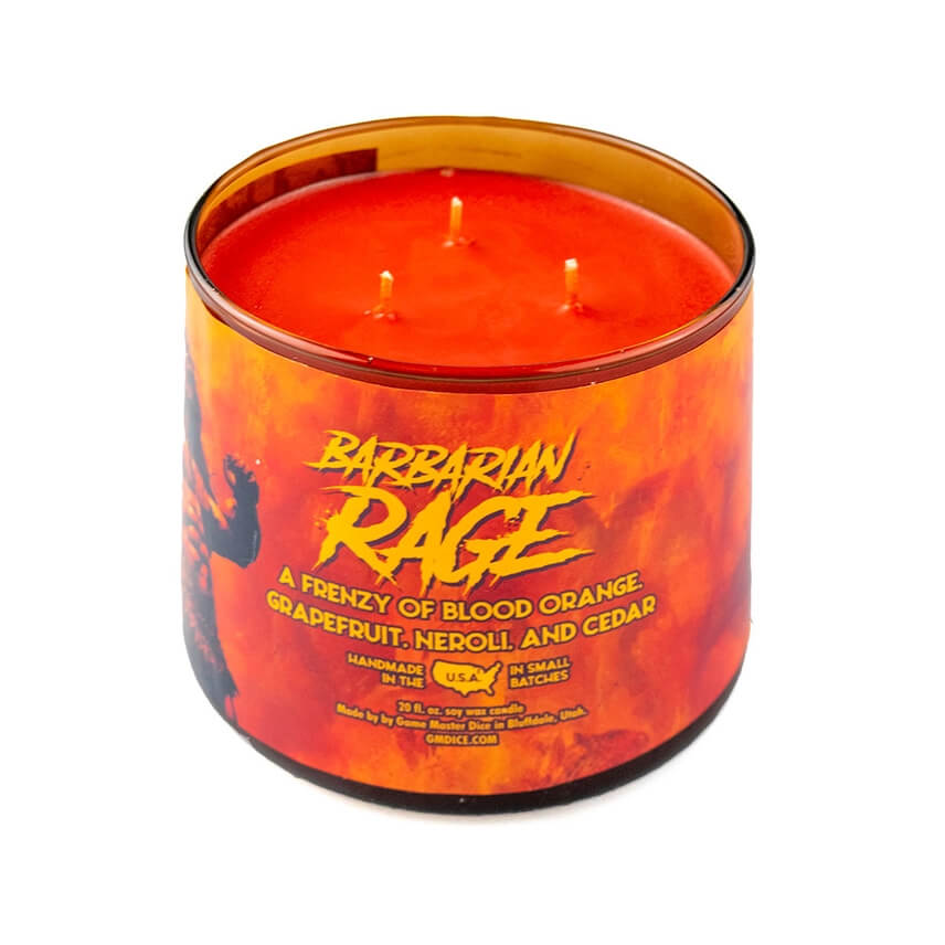 Barbarian Rage Gaming Candle - 20oz