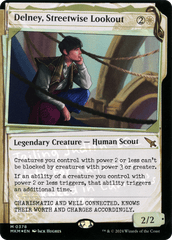 Delney, Streetwise Lookout - Foil - Showcase - Invisible Ink