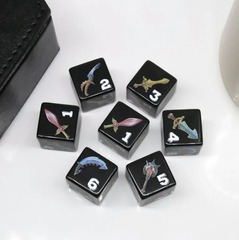 TEG - 12 Weapons 16mm D6 Dice