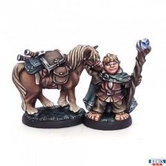 30199 - Dobbin and Boulder (Halfling and Pony)