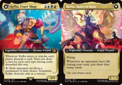 Kefka, Court Mage // Kefka, Ruler of Ruin - Extended Art