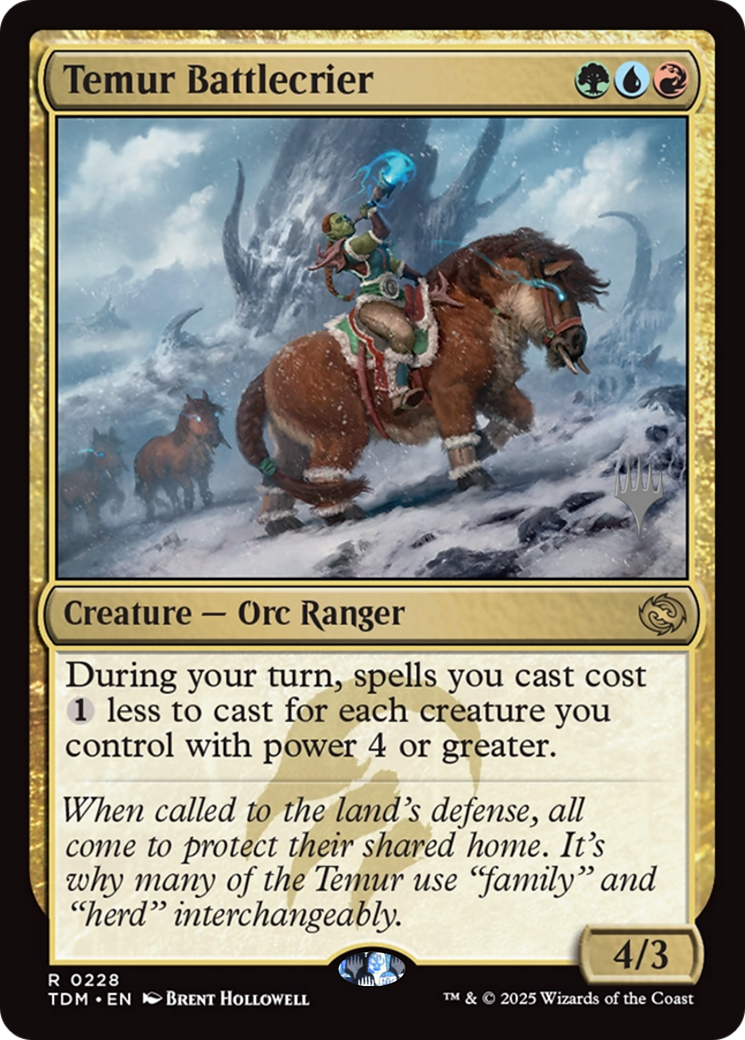 Temur Battlecrier - Promo Pack