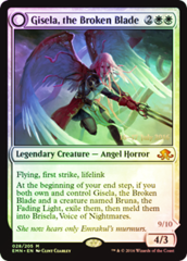Gisela, the Broken Blade // Brisela, Voice of Nightmares - Foil - Prerelease Promo