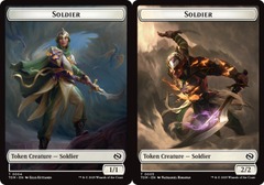 Solider (0004) // Solidier (0005) Double-sided Token