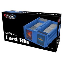 BCW Collectible Card Bin - Blue 1600ct