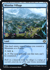 Mistrise Village - Foil - Prerelease Promo