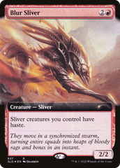 Blur Sliver (637) Secret Lair - Foil - Extended Art