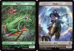 Frog (0018) // Hero (0008) Double-Sided Token - Foil