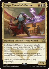 Zurgo, Thunder's Decree - Promo Pack