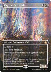 Crystal Barricade - Mana Foil - Borderless