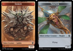 Goblin (0021) // Thopter (0039) Double-Sided Token
