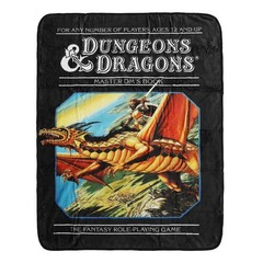 Dungeons & Dragons Throw Blanket - Vintage Master DM's Book