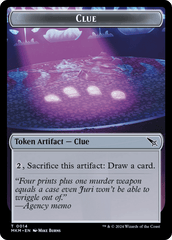 Clue (0014) // Art Card (0041) Double-Sided Token