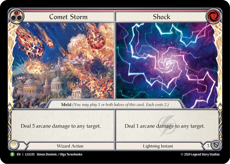 Comet Storm // Shock - Cold Foil