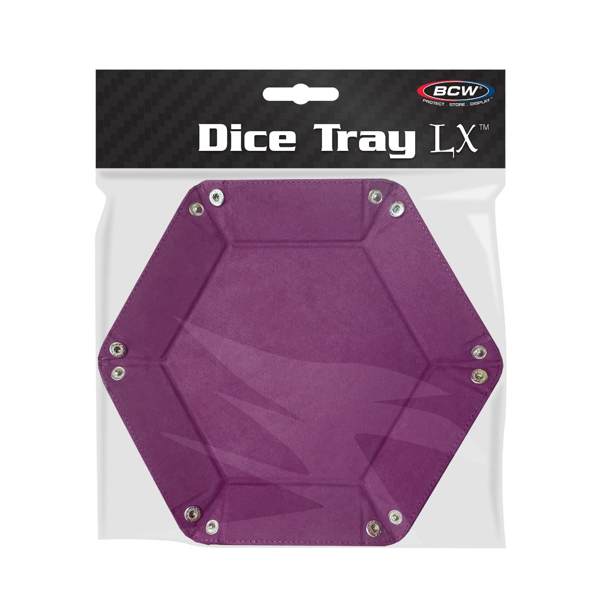 Hexagon Dice Tray- Plum