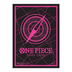 One Piece Official Sleeves Set 6 - Standard Black & Pink