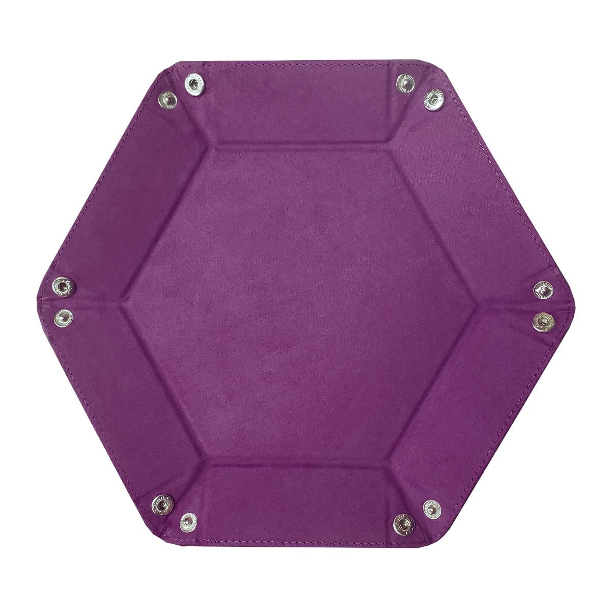 Hexagon Dice Tray- Plum