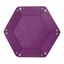 Hexagon Dice Tray- Plum