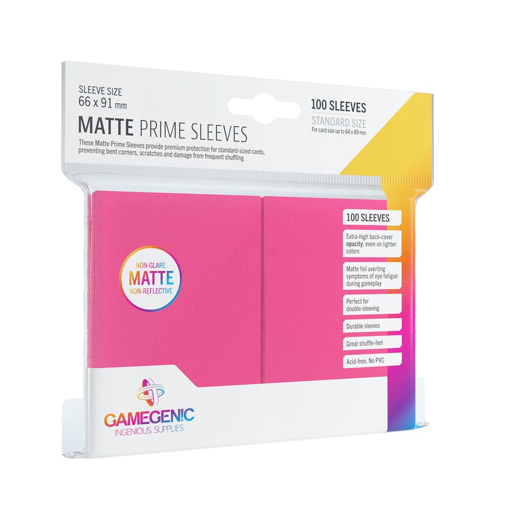 Gamegeneic: Matte Prime Sleeves - Pink (100)