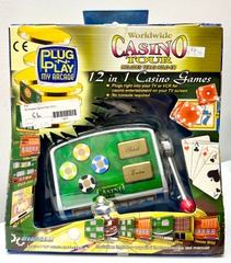 dreamGear WORLDWIDE CASINO TOUR Plug 'N Play Arcade - 12 Arcade Casino Games - NEW
