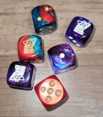 TGH Logo Die 16mm D6 Assorted Color