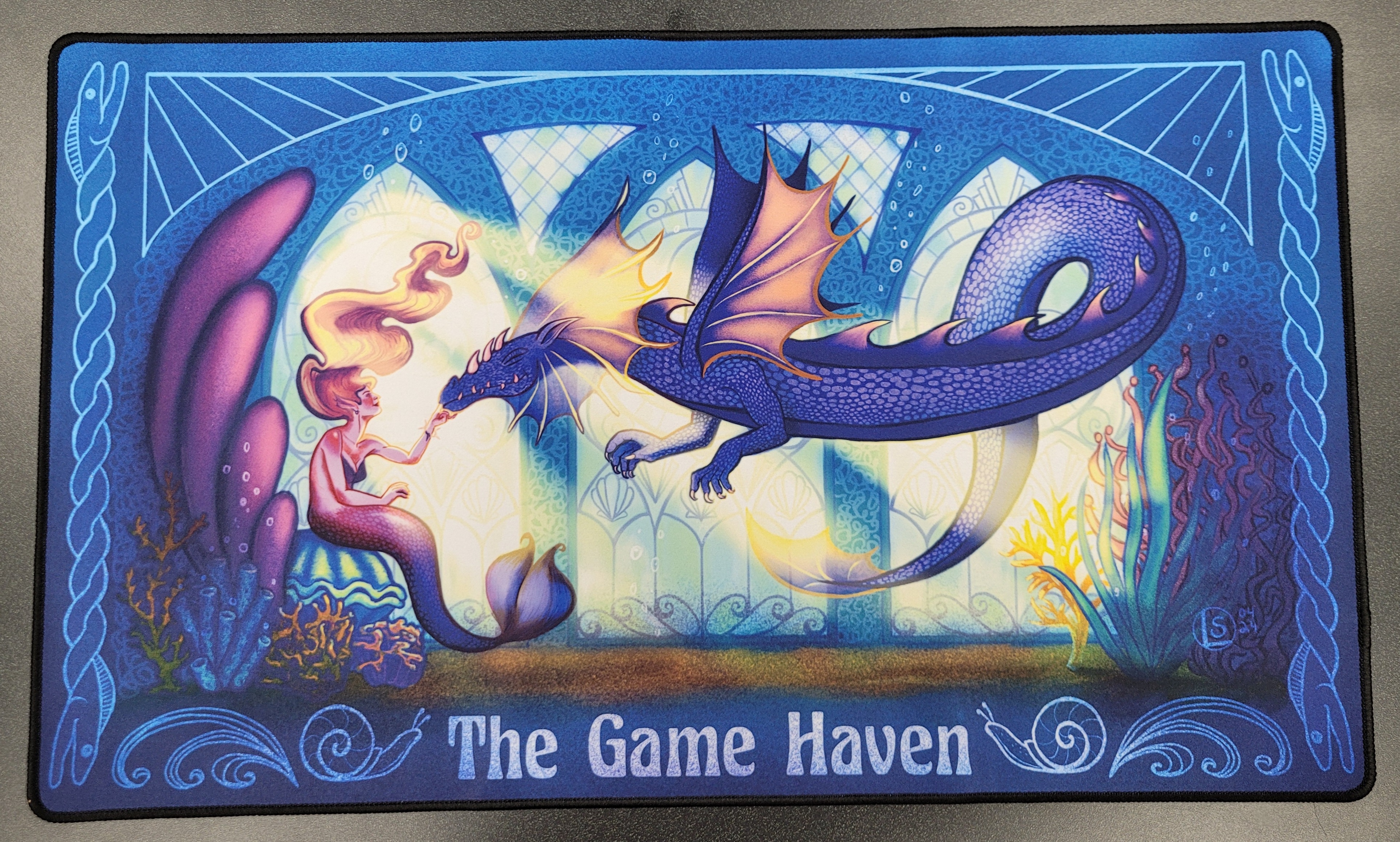 TGH Sea Queen & Her Dragon Playmat