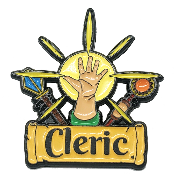 Old School Collectable Pins: Cleric