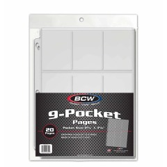 Vinyl 9-Pocket Page (No.2) - 20 Pages