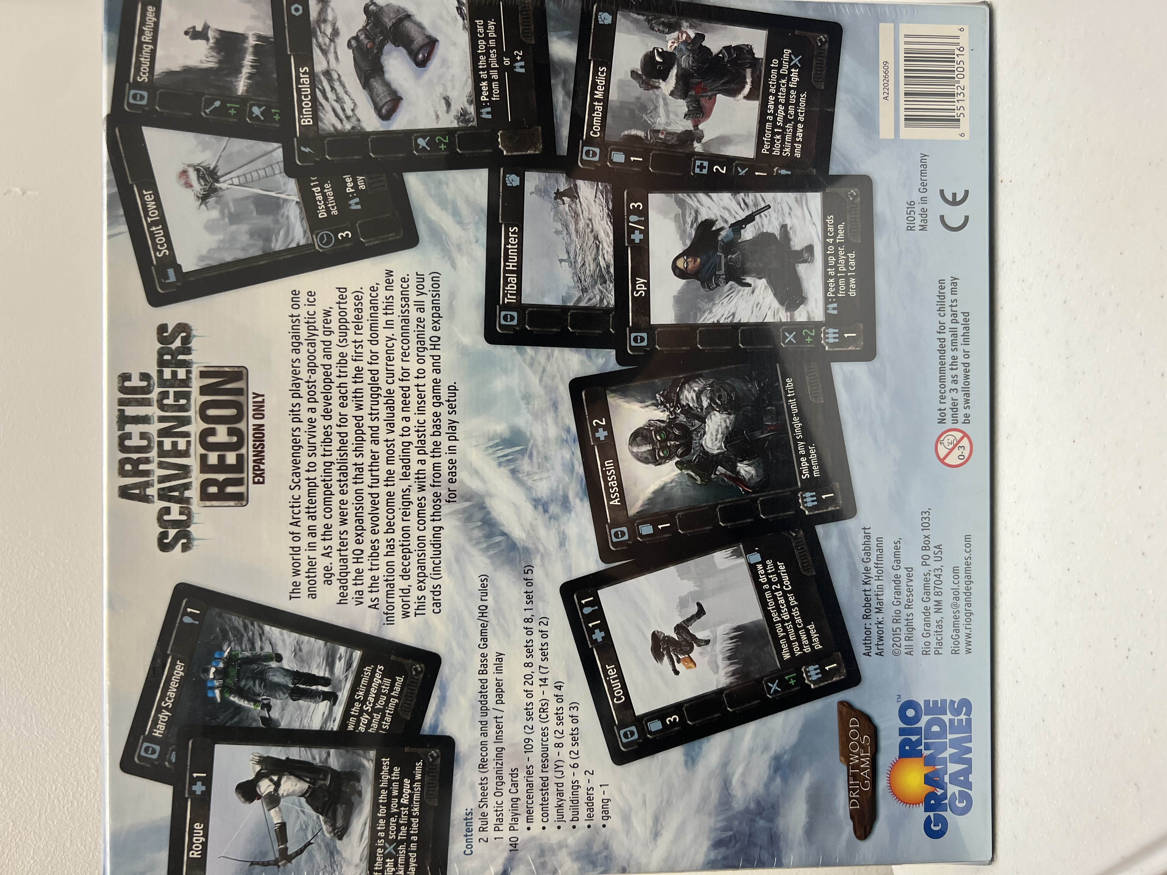 Arctic Scavengers: RECON (Expansion) - Board Game