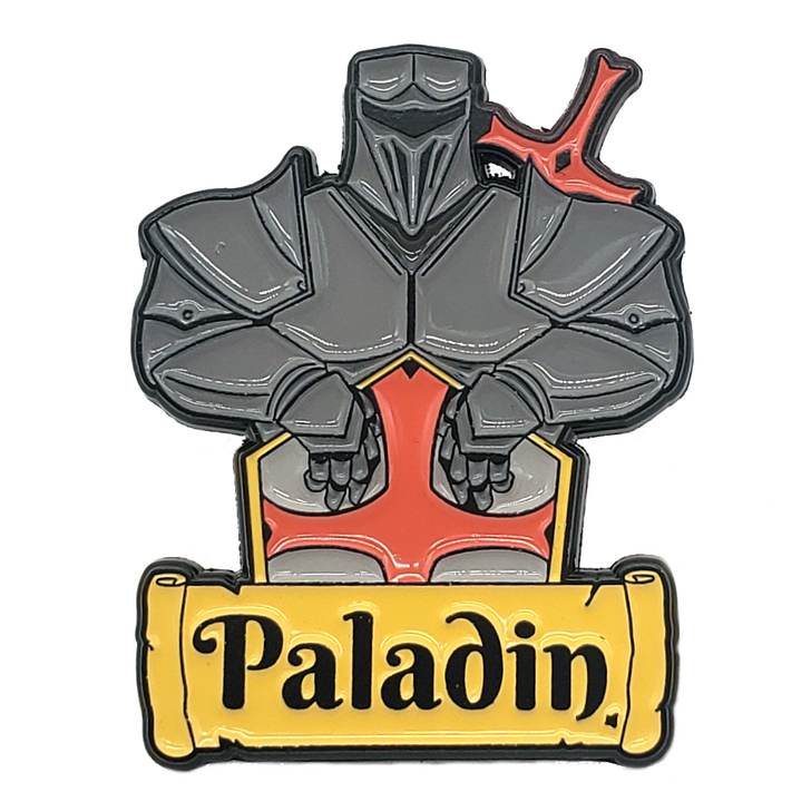 Old School Collectable Pins: Paladin