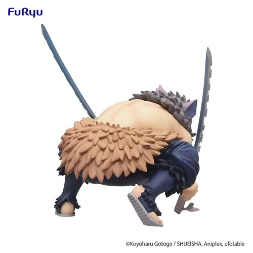 Demon Slayer Inosuke Hashibira Noodle Stopper Statue