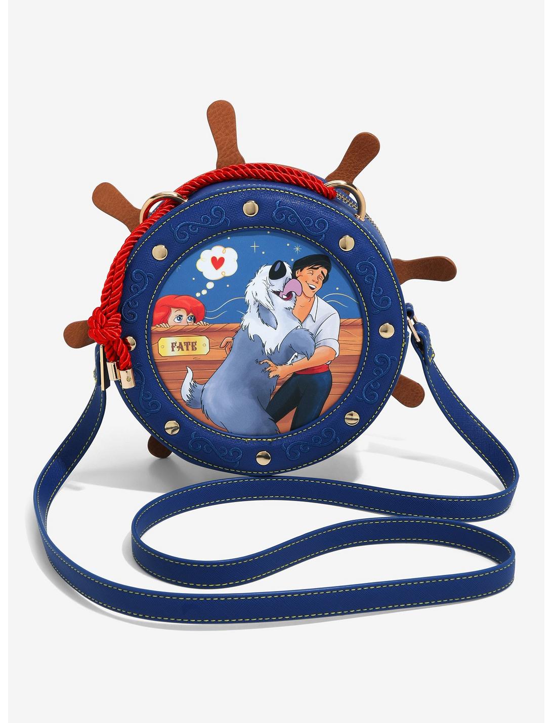 The Little Mermaid Ariel & Eric Ship Wheel Crossbody