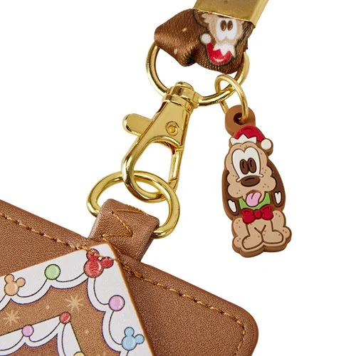 Mickey Mouse and Friends Gingerbread Lanyard with Cardholder