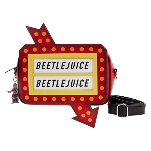 Beetlejuice Graveyard Sign Glow-in-the-Dark Crossbody Purse