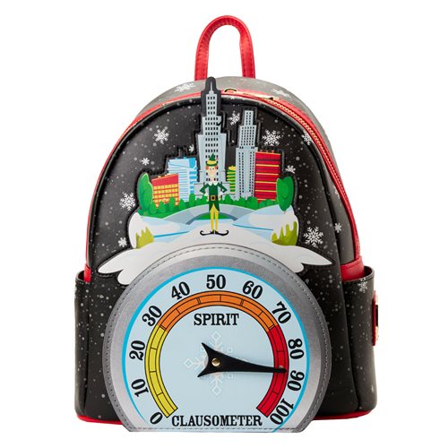 Elf Light Up Christmas Clausometer Mini Backpack