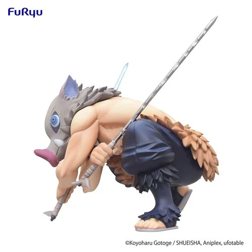 Demon Slayer Inosuke Hashibira Noodle Stopper Statue