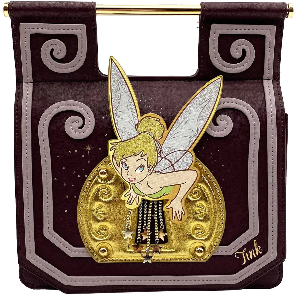 Tinkerbell in Keyhole with Pixie Dust Crossbody Purse