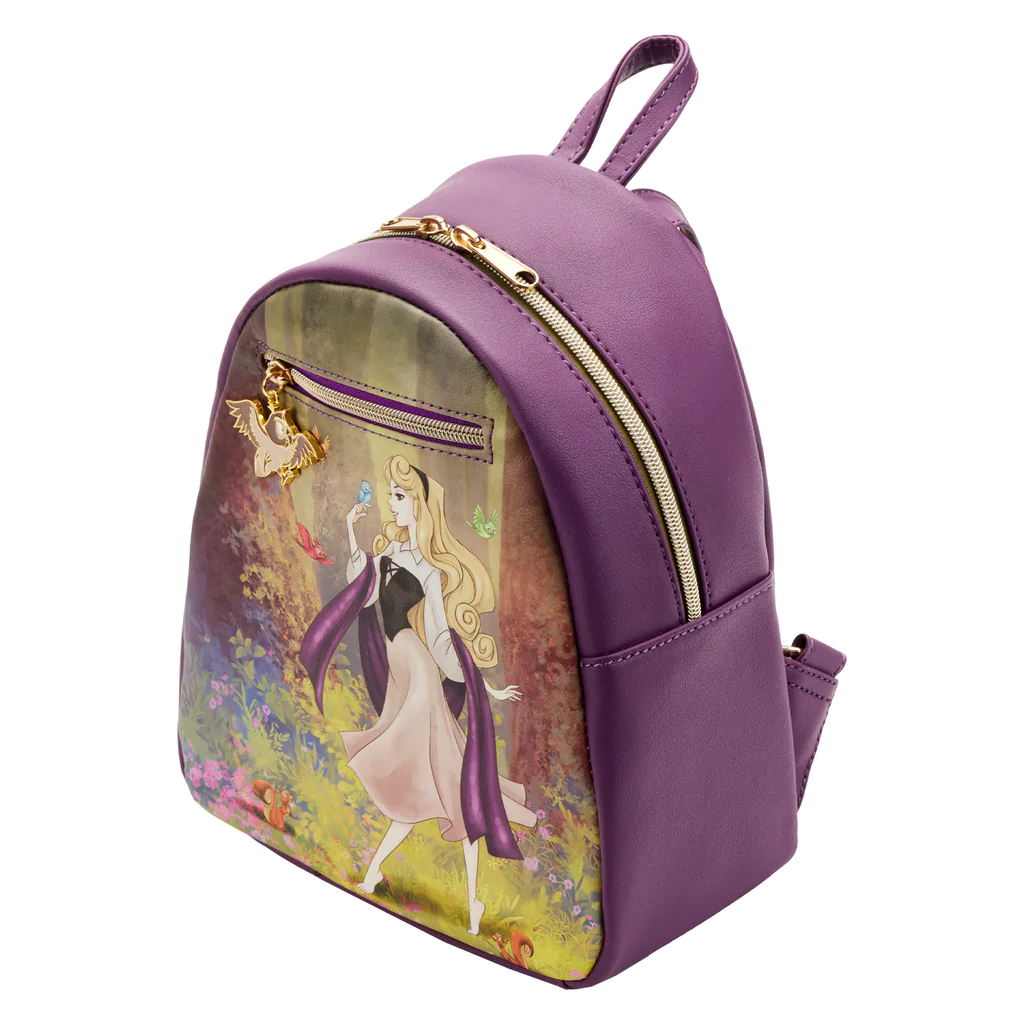 Sleeping Beauty Forest Scene Mini Backpack